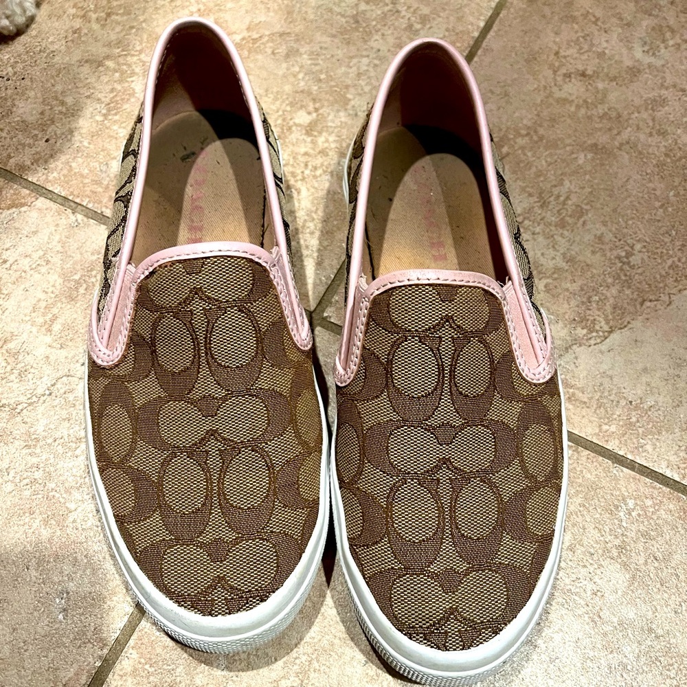 Coach slip on sneakers